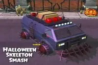 Scontro tra scheletri di Halloween