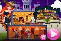 Castello della principessa su halloween